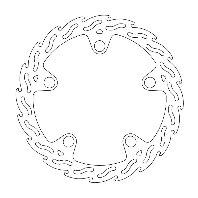 Achat Immédiat BRAKE DISC FLAME FRONT LEFT