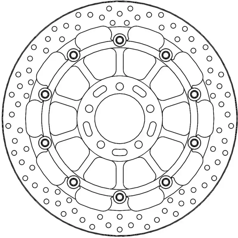 BRAKE DISC HALO FLOAT FT R Commander Maintenant