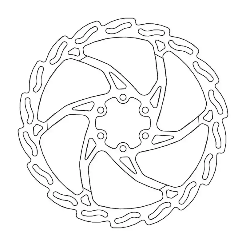 Certifié BRAKE DISC FLAME MTB 180X1.8