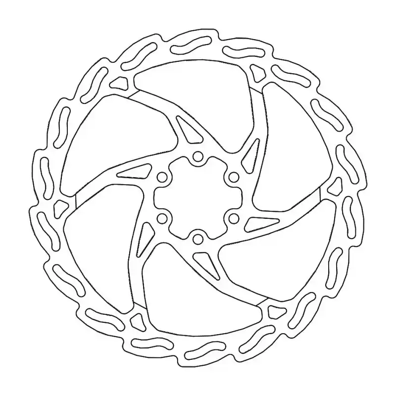BRAKE DISC FLAME MTB 180X2.0 Prix Bas