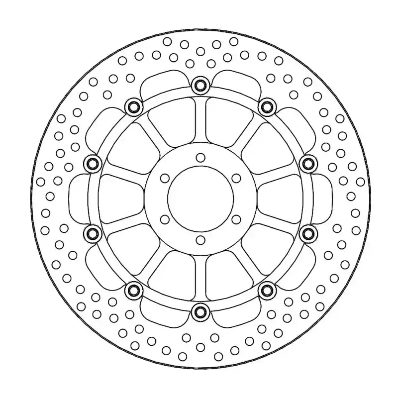 BRAKE DISC HALO FLOAT FT Commander Vite