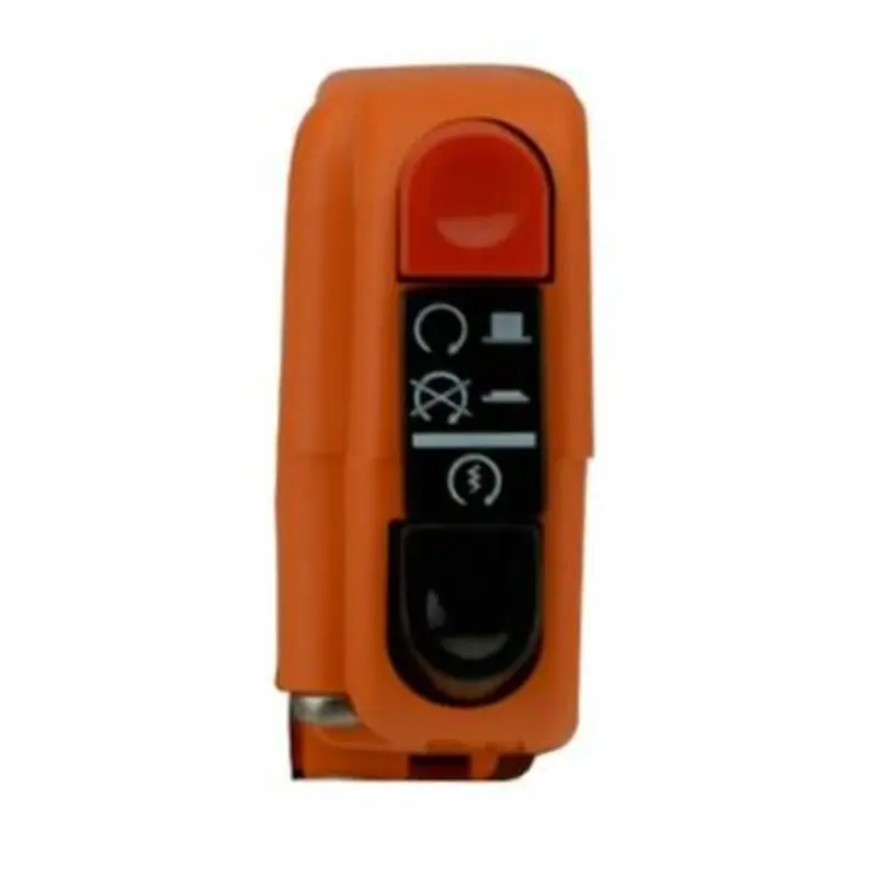 Commodo électrique droit Tommaselli orange avec interrupteur Commander Vite