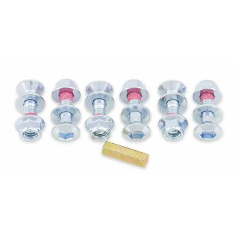 Kit vis et écrous de couronne Bolt argent par 6 Must-Have