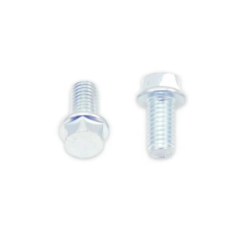 Commander Vite Vis à bride BOLT tête hexagonale 8mm M6x1x12mm 10 pièces