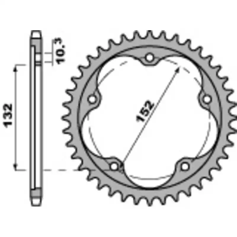 Couronne PBR aluminium Ultra-Light anodisé dur 4460 – 525 Achetez Aujourd&rsquo;hui