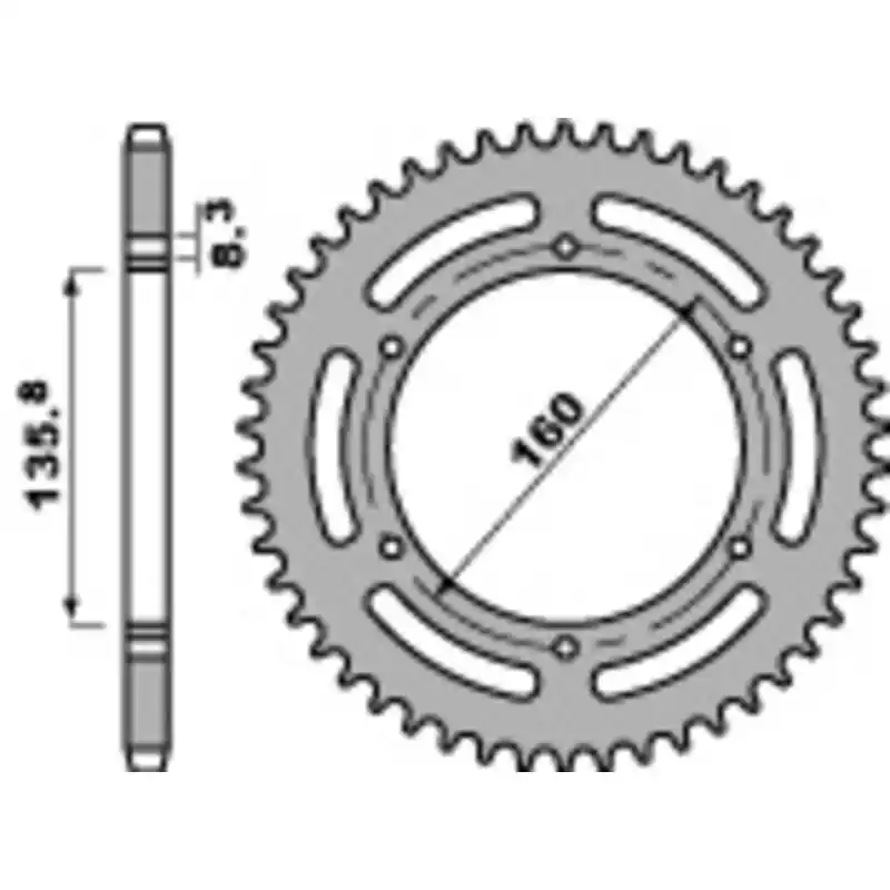 Couronne PBR acier standard 3552 – 520 Nouvel Arrivage