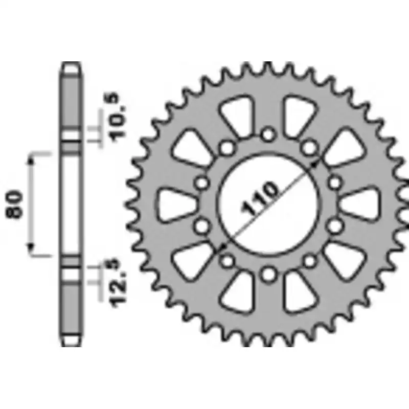 Couronne PBR acier standard 334S – 530 Meilleur Prix