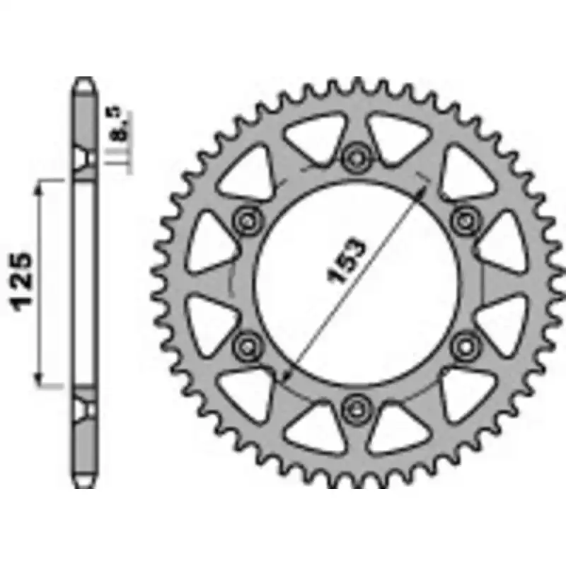 Couronne PBR aluminium Ultra-Light 289 – 520 Seulement Aujourd&rsquo;hui