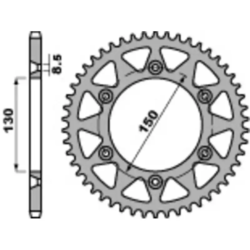 Couronne PBR acier standard 270 – 520 Prix Bas