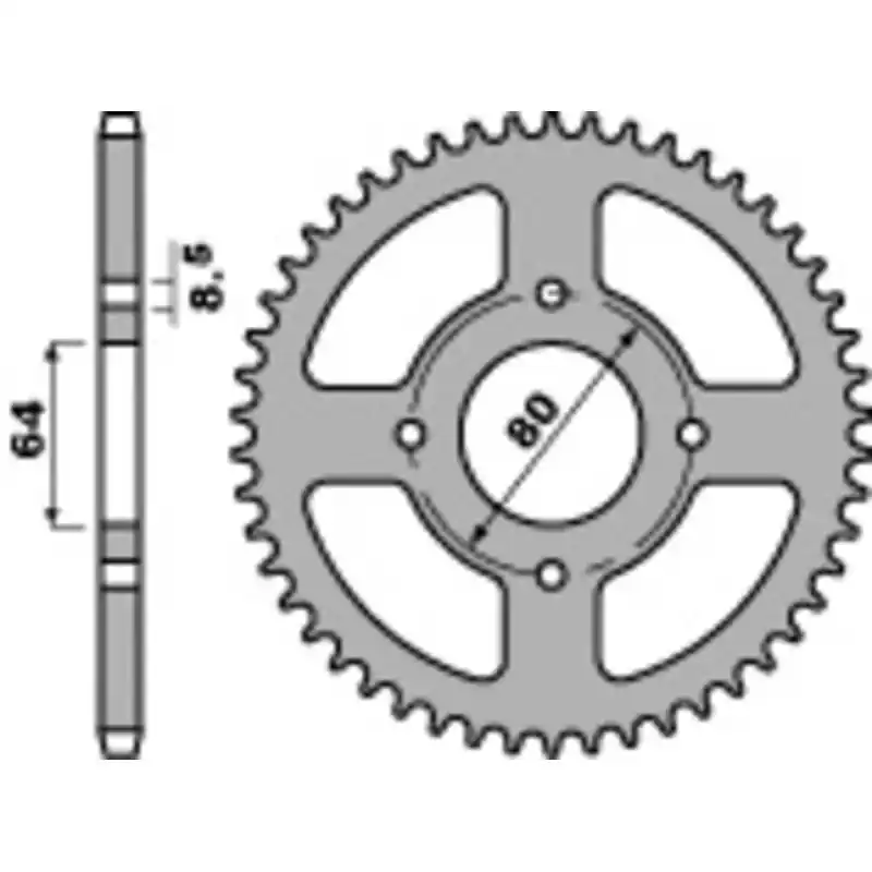 Couronne PBR acier standard 834 – 420 Réduction