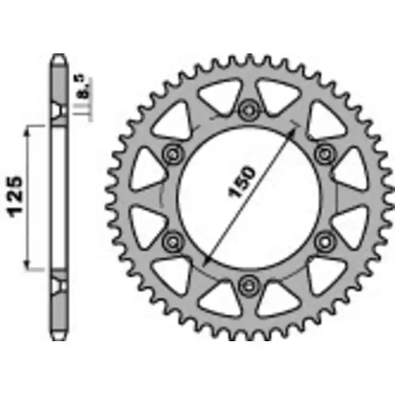 Couronne PBR aluminium Ultra-Light 808 – 525 Offre Du Jour