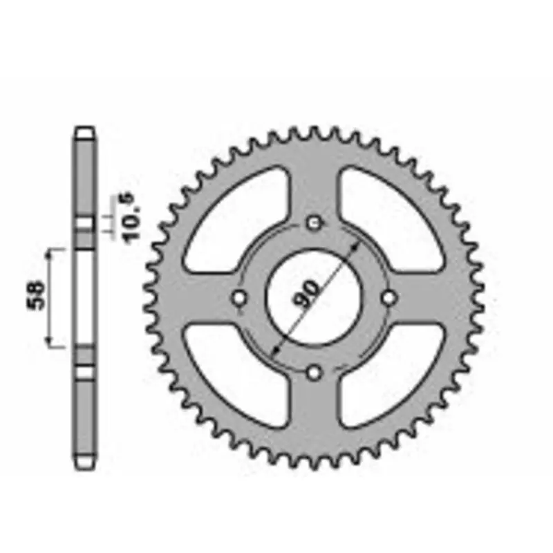 Remise Couronne PBR acier standard 4668 – 520