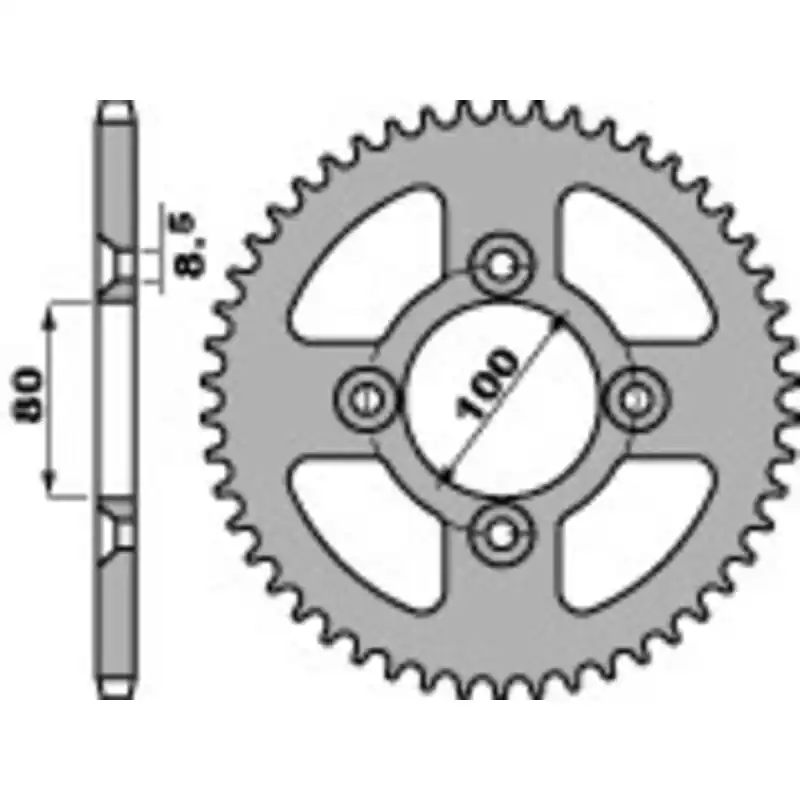 Nouveauté Couronne PBR acier standard 4351 – 428