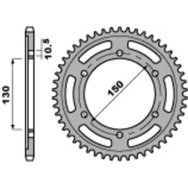 Couronne PBR acier standard 300 – 525 Expédié Aujourd&rsquo;hui