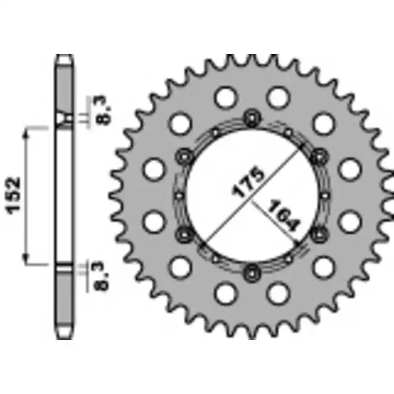 Couronne PBR acier standard 856 – 520 Nouvelle Collection