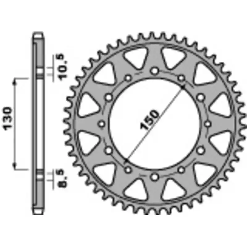 Vente Directe Couronne PBR acier standard 860 – 530