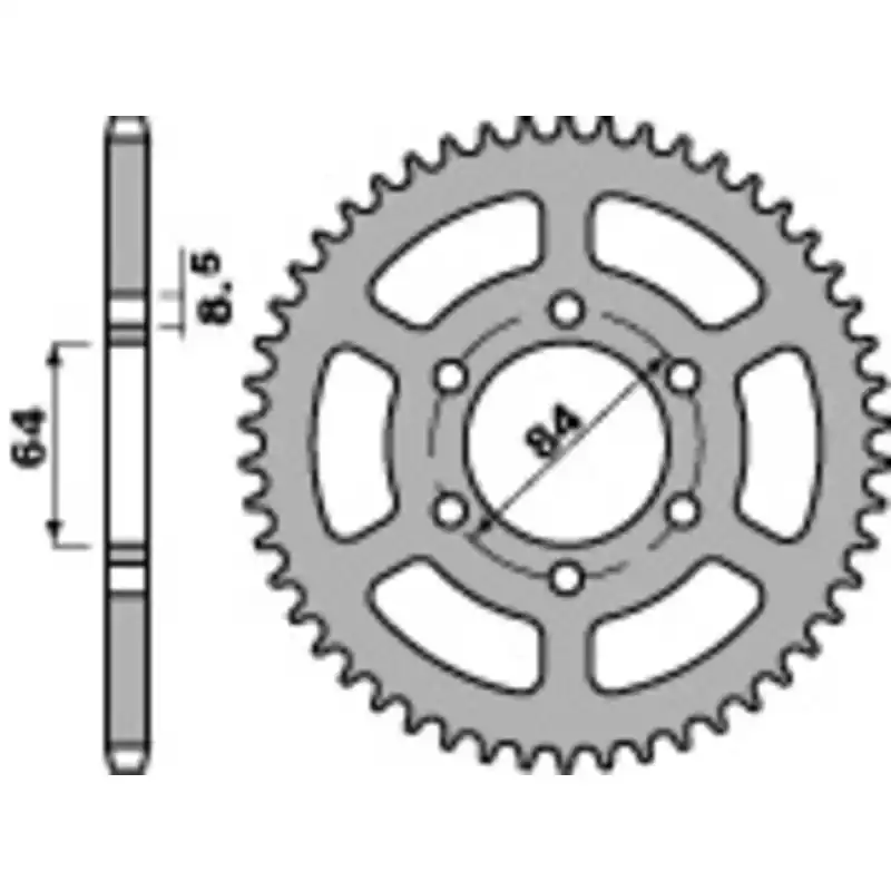 Couronne PBR acier standard 809 – 428 Nouveauté