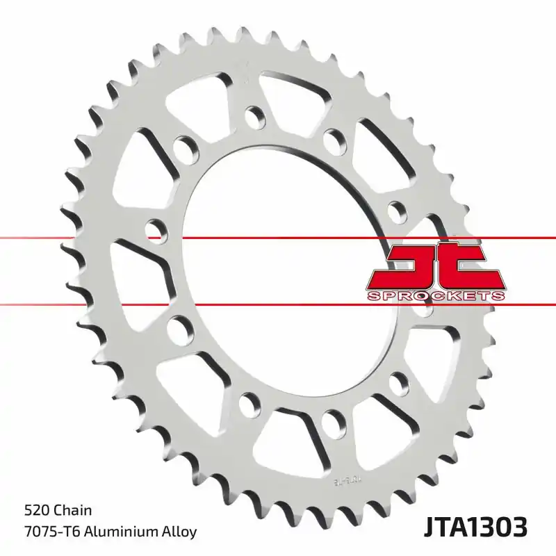Couronne JT SPROCKETS aluminium ultra-light 1303 – 520 Expédié Aujourd&rsquo;hui