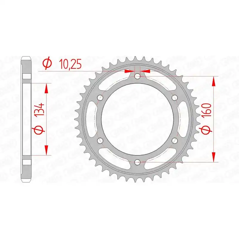 Vente Directe Couronne AFAM acier standard 10617 – 525