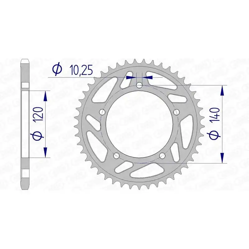 Soldes Couronne AFAM aluminium 15605 – 520
