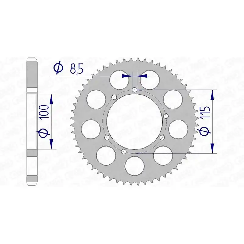 Vente Flash Couronne AFAM aluminium 93117 – 428