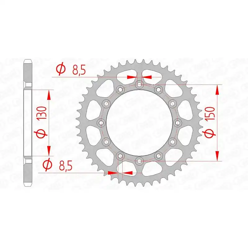 Remise Couronne AFAM acier standard 12323 – 520