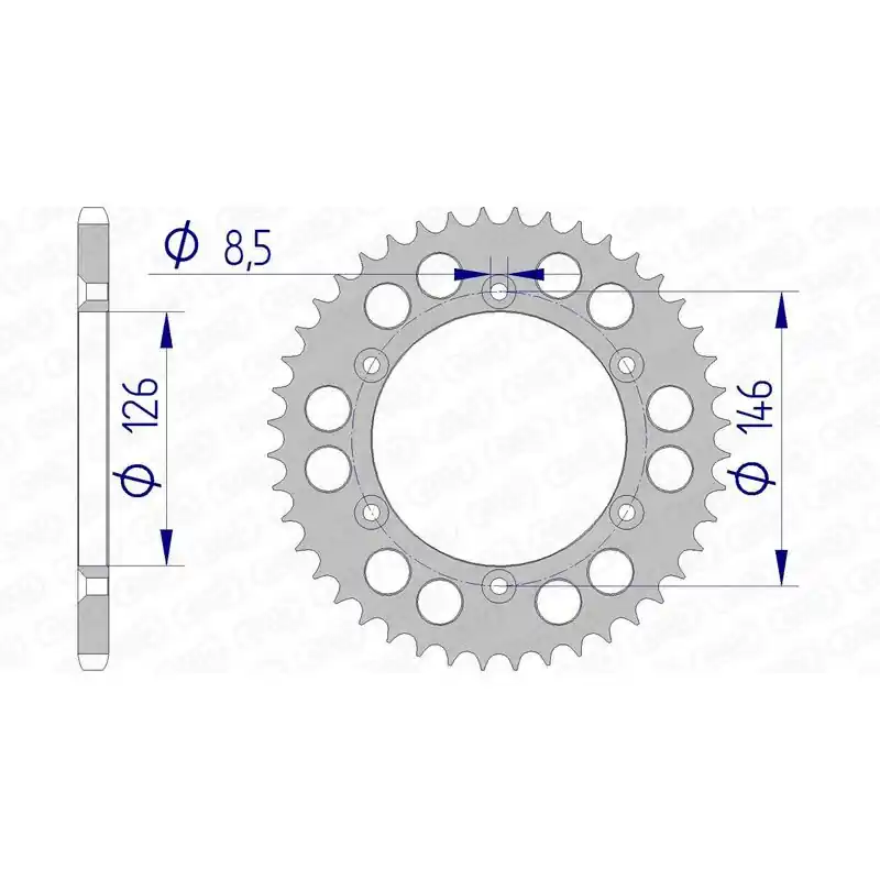 Soldes Couronne AFAM aluminium 15203 – 520