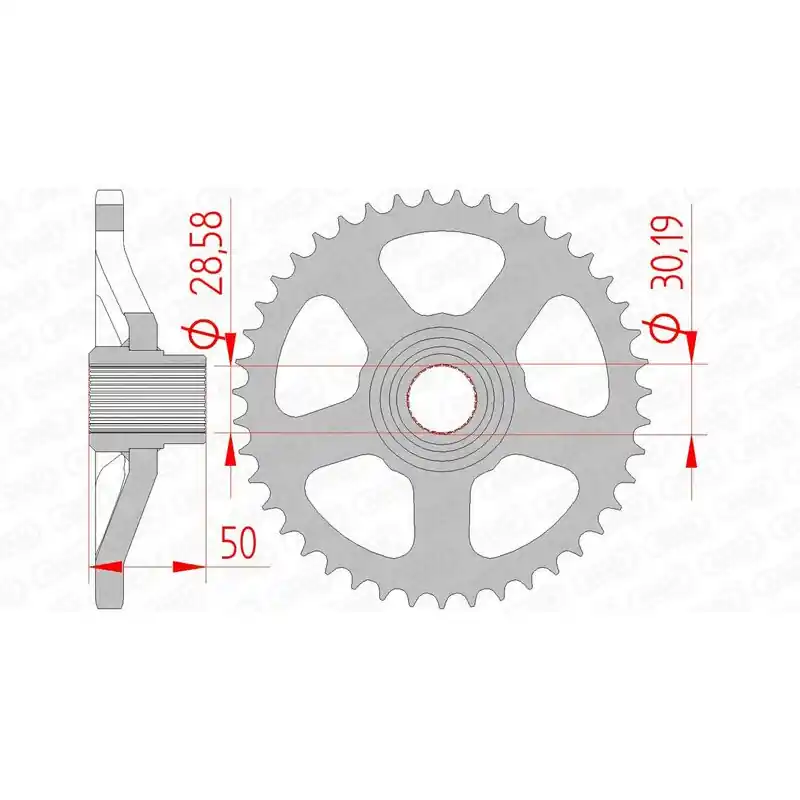 Usine Directe Couronne AFAM acier standard 35100 – 415