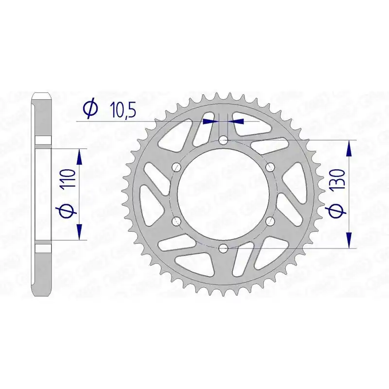 Achat Immédiat Couronne AFAM aluminium 13813 – 530