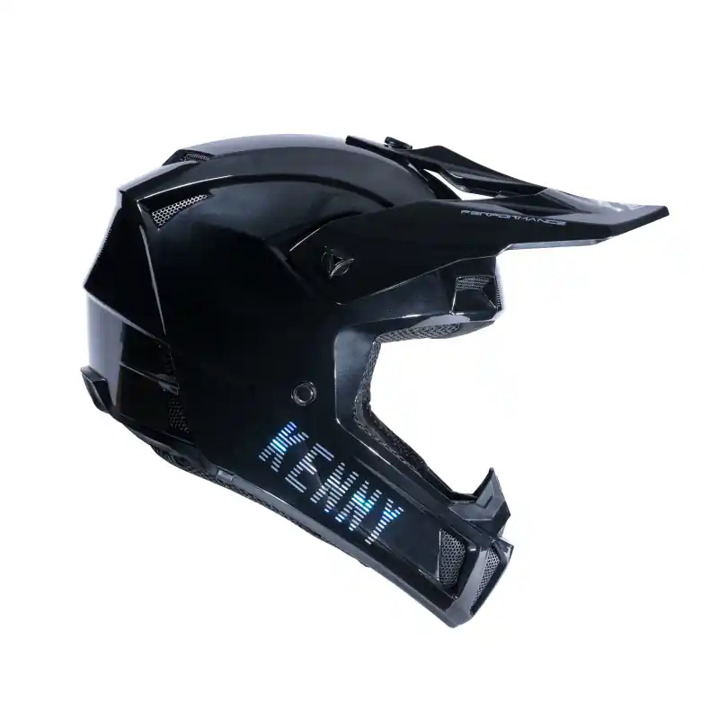 Casque Cross KENNY PERFORMANCE SOLID Noir Pas Cher