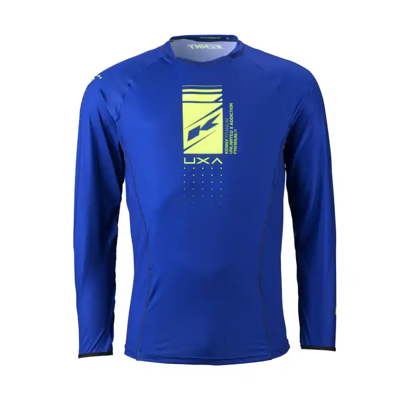 Maillot Cross KENNY TITANIUM SOLID Bleu Bon Plan