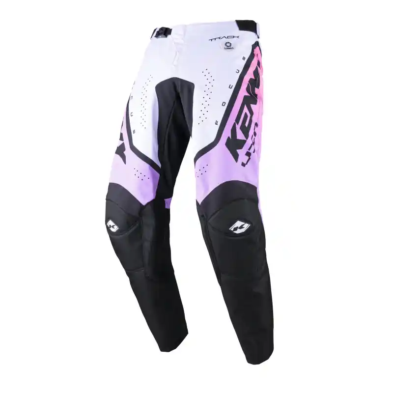 Achat Immédiat Pantalon Cross KENNY TRACK FOCUS Blanc PINK