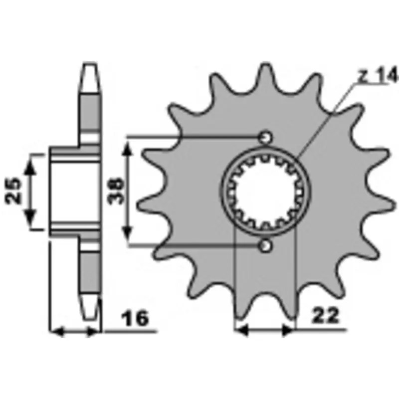 Commande En Gros Pignon PBR acier standard 490 – 520