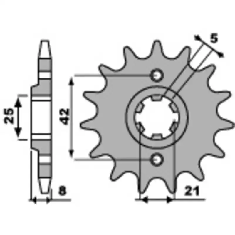 Pignon PBR acier standard 575 – 520 Promotion Saisonnière