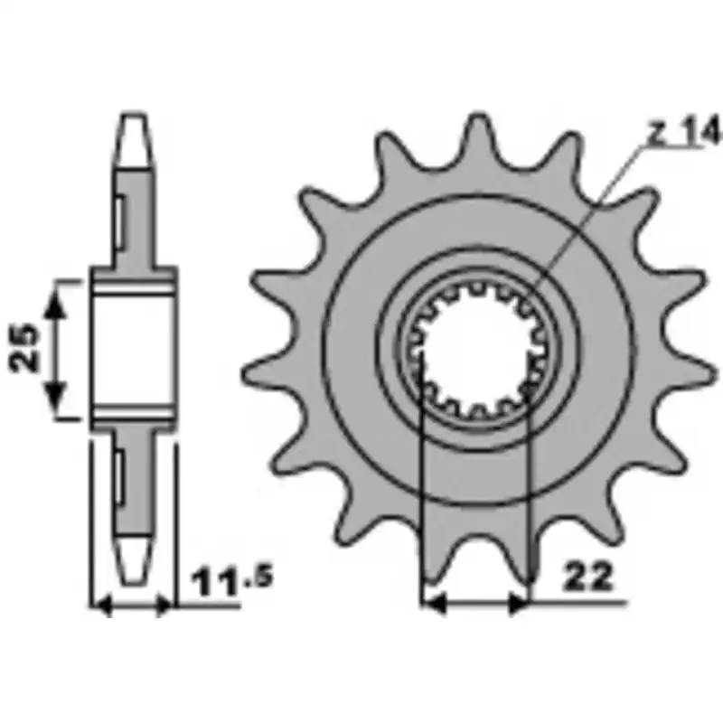 Expédié Aujourd&rsquo;hui Pignon PBR acier standard 2207 – 520