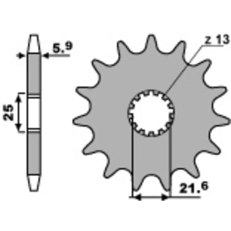 Retour Gratuit Pignon PBR acier standard 565 – 520