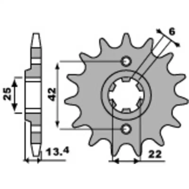 Populaire Pignon PBR acier standard 291 – 525