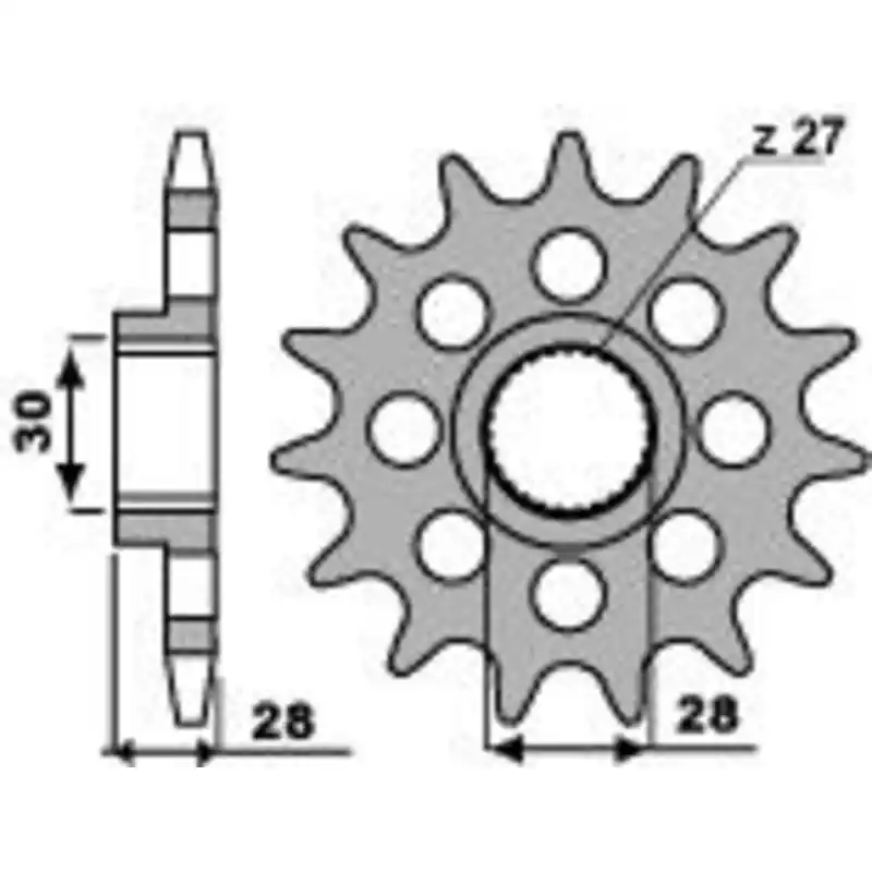 Pignon PBR acier standard 2148 – 525 Prix Réduit