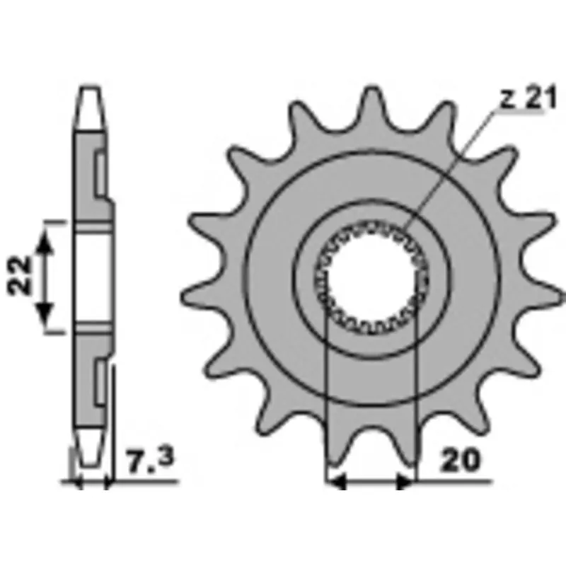 Prix Réduit Pignon PBR acier standard 2120 – 520
