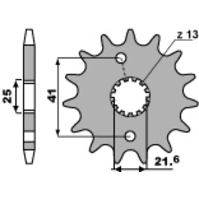 Pignon PBR acier standard 438 – 520 Dernier Modèle