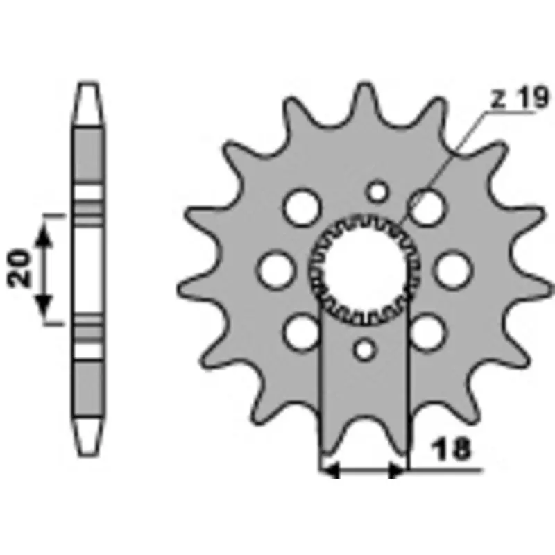 Pignon PBR acier standard 2157 – 420 Certifié