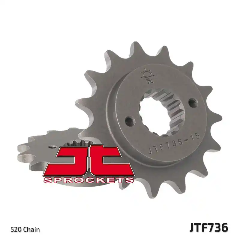 Pignon JT SPROCKETS acier standard 736 – 520 Nouvelle Collection