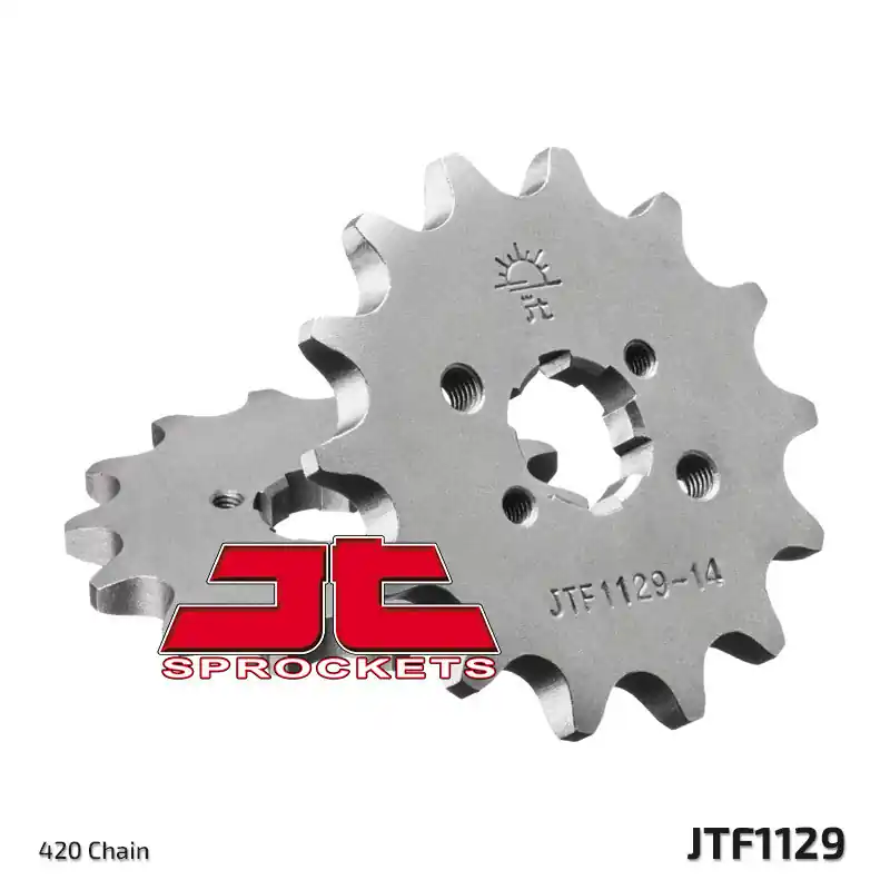 Pignon JT SPROCKETS acier standard 1129 – 420 Nouveauté
