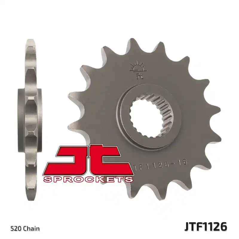 Pignon JT SPROCKETS acier standard 1126 – 520 Expédition Rapide