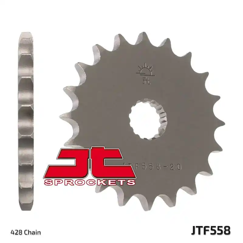 Pignon JT SPROCKETS acier standard 558 – 428 Meilleure Vente