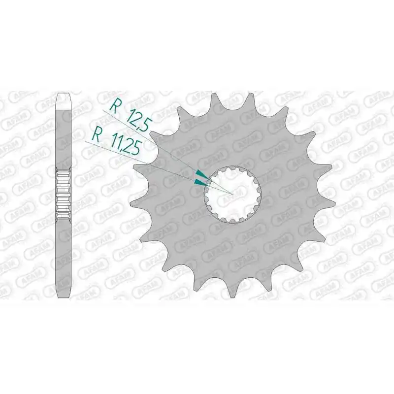 Pas Cher Pignon AFAM acier standard 88900 – 525