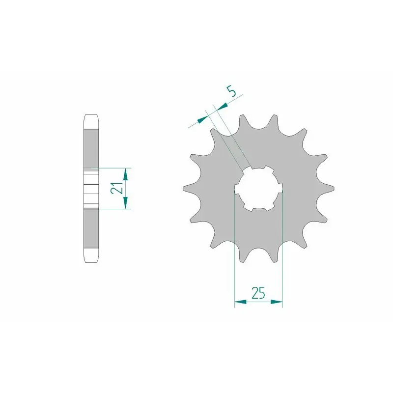 Top Vente Pignon AFAM acier standard 30301 – 530