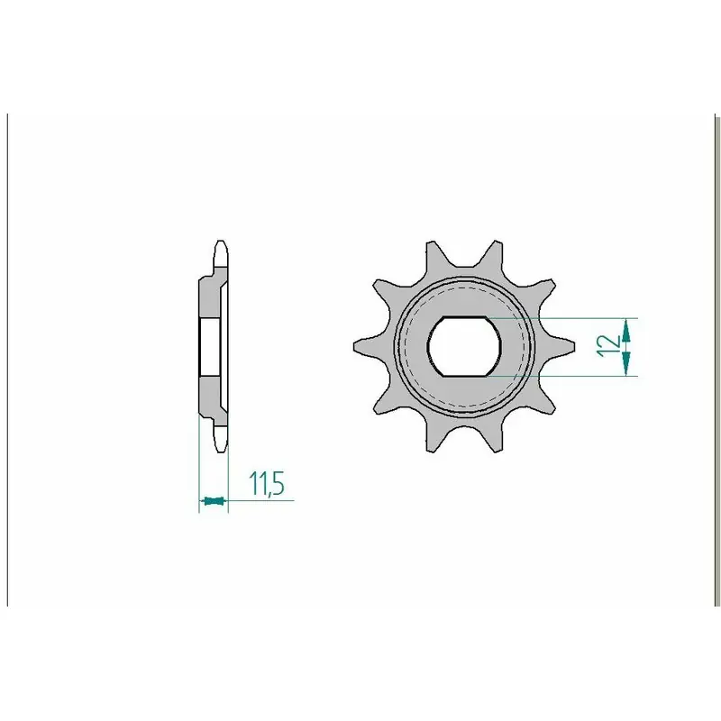 Dernière Chance Pignon AFAM acier standard 94123 – 420
