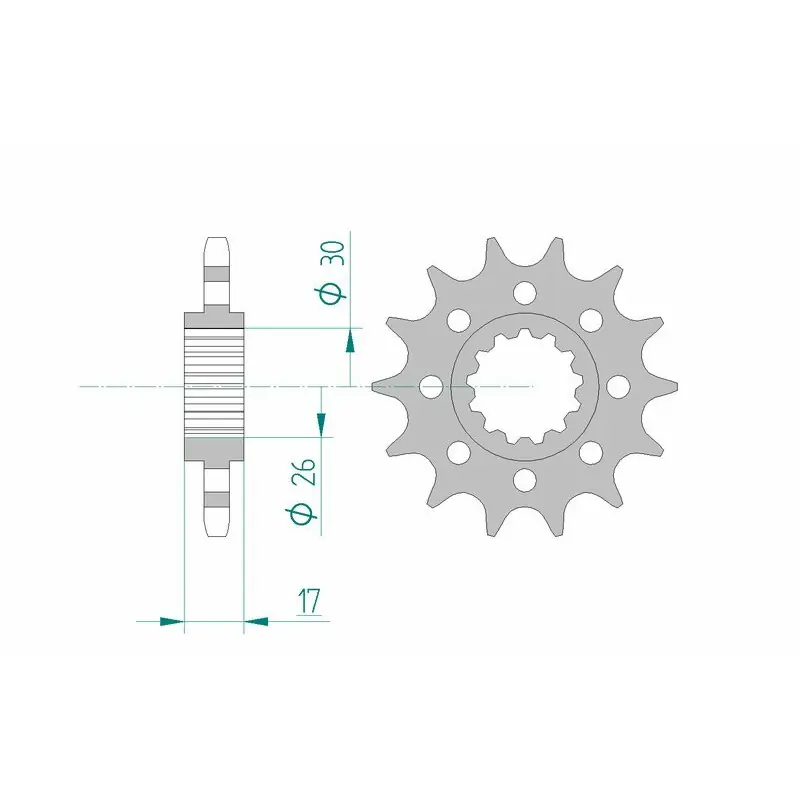 Vente Directe Pignon AFAM acier standard 20615 – 525