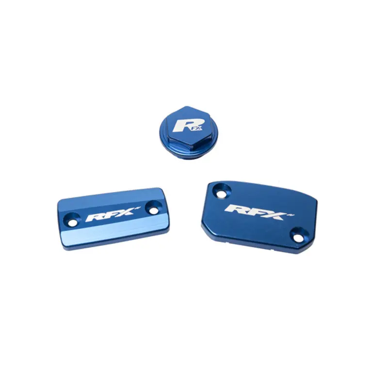 Jeu de bouchons de réservoir RFX Pro (Bleu) (Frein Brembo et embrayage Magura) Nouveauté